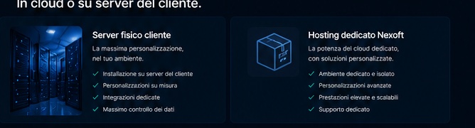 Cloud e server Nexoft